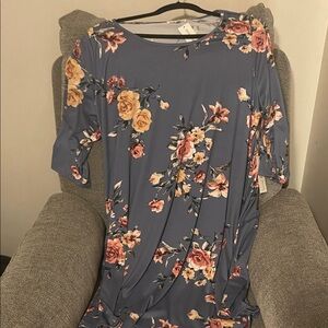 Nine Britton Blue Floral Dress